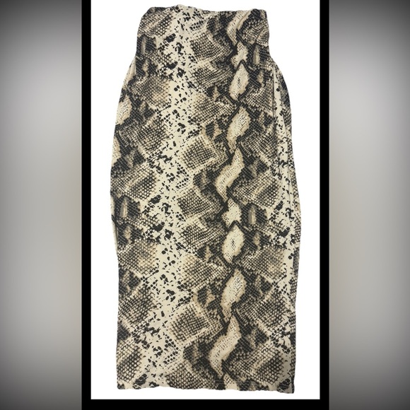 love J Dresses & Skirts - Love J Black and Cream Midi Pencil Skirt size L